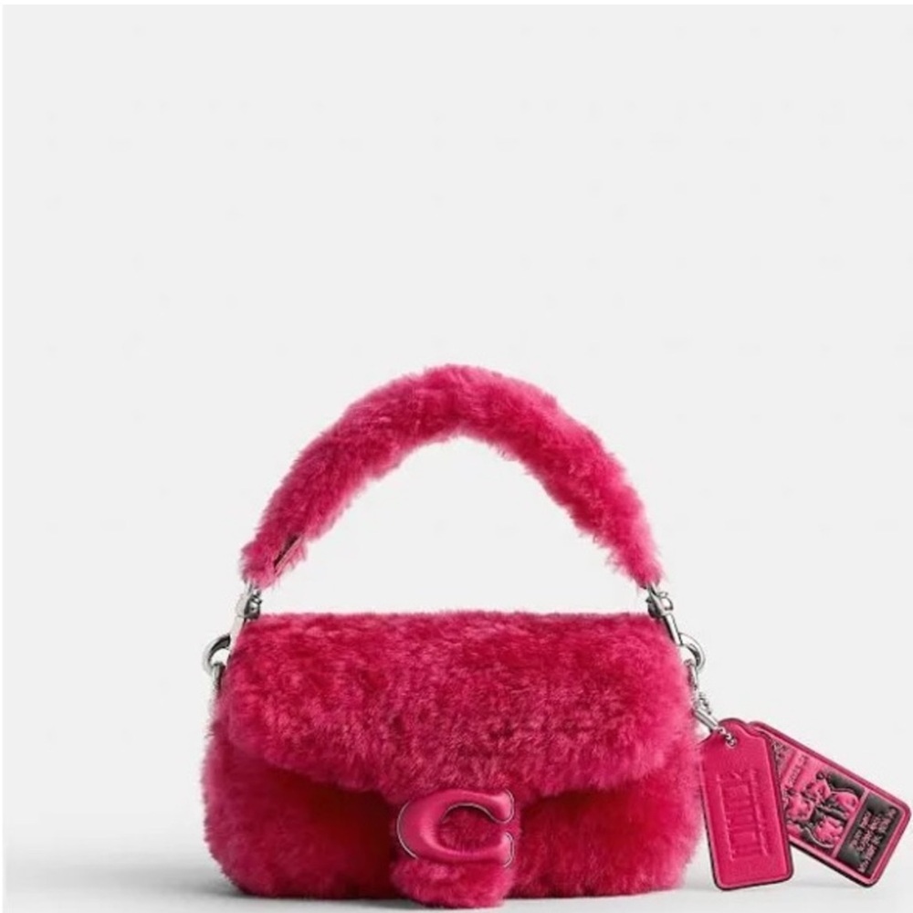 NWT Coach x Lil Nas X Fuzzy Mini Bag